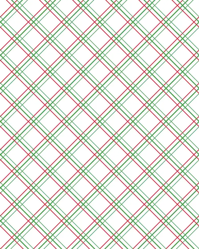 Cuadros y cuadros — Papel de regalo navideño con motivo de cuadros y cuadros, un diseño festivo para tu negocio en temporada.