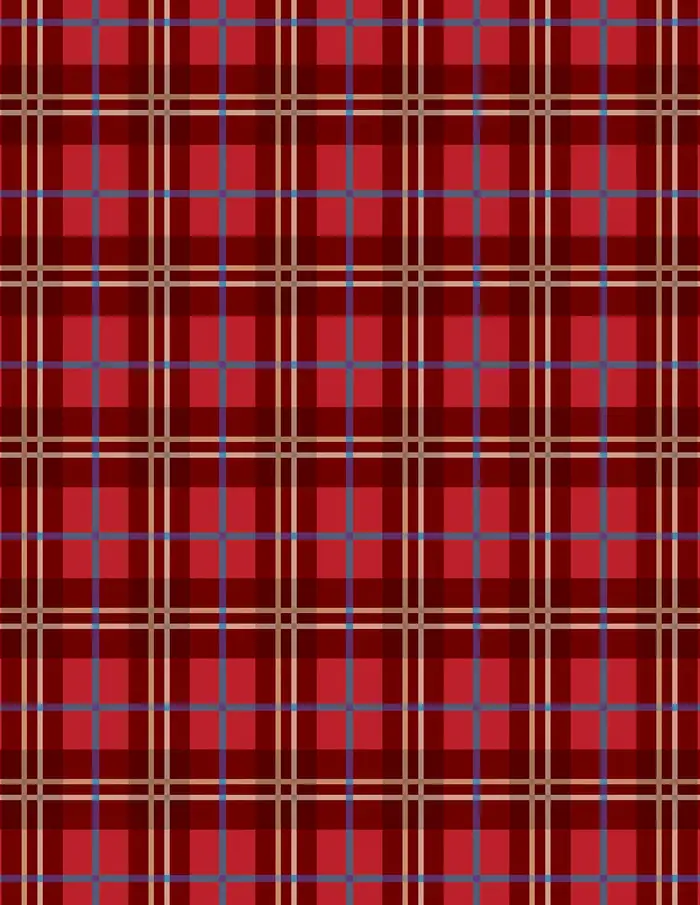 Cuadros navideños rojos — Papel de regalo navideño con motivo de cuadros navideños rojos, un diseño festivo para tu negocio en temporada.