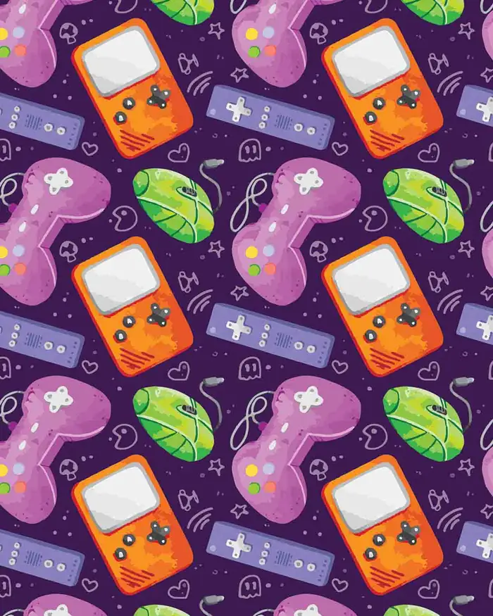 Gamer Clasico — Papel de regalo con motivo de gamer clasico, ideal para regalos de toda ocasión.