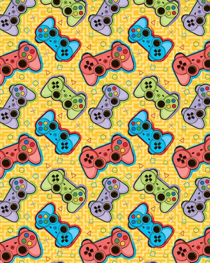 Controles PS — Papel de regalo con motivo de controles ps, disponible en nuestra colección de papel de regalo.
