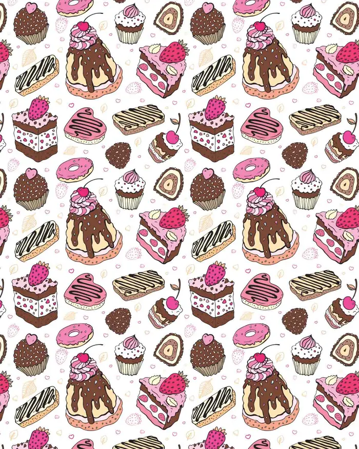 Queques y Donas — Papel de regalo con motivo de queques y donas, pensado para destacar en tu vitrina.