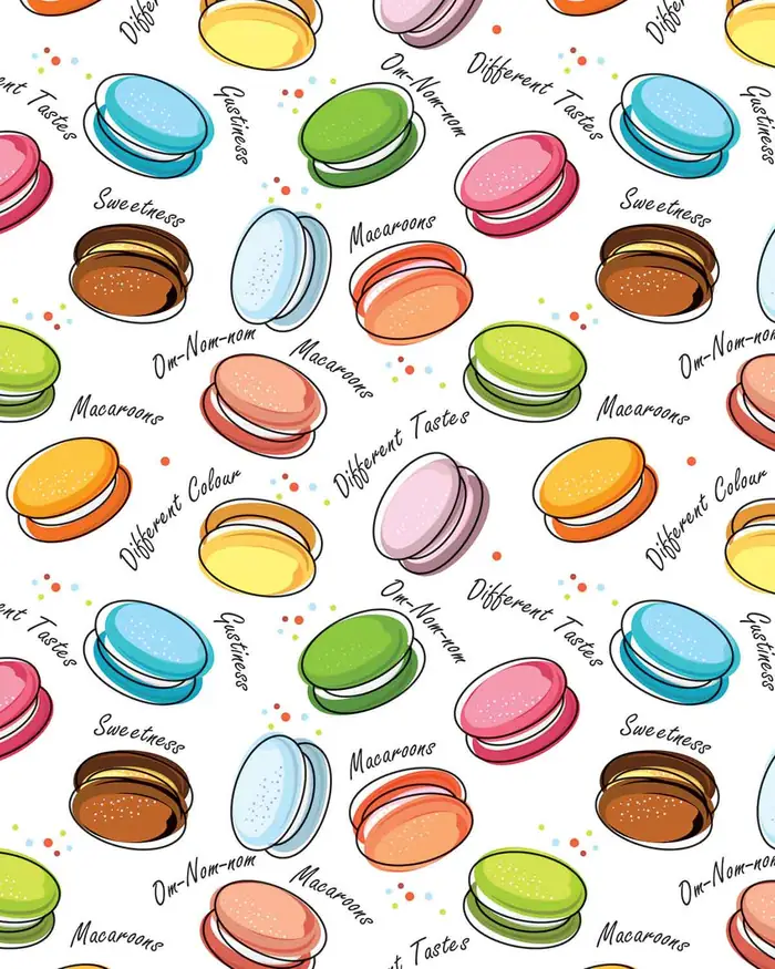 Alfajores Variados — Papel de regalo con motivo de alfajores variados, un diseño versátil para tu negocio.
