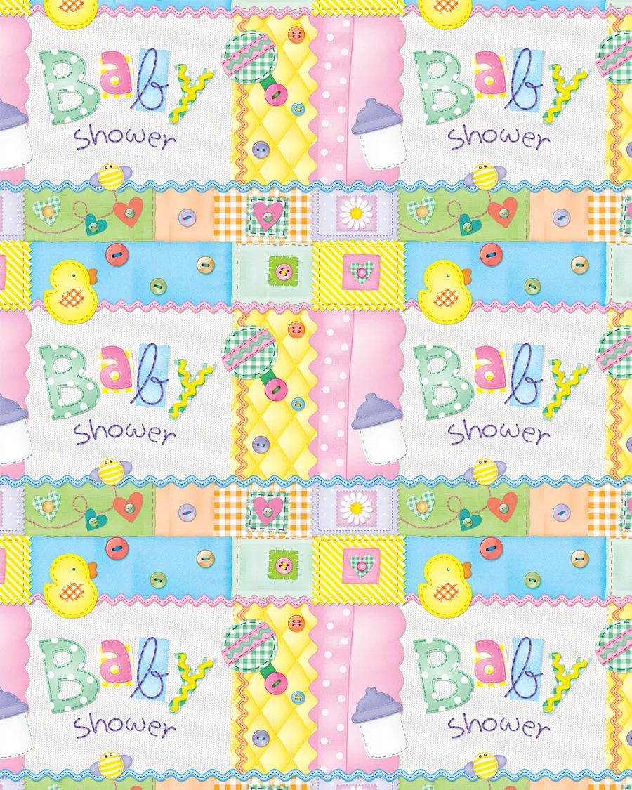 Baby Shower Tejido — Papel de regalo baby shower tejido en tonos suaves. Ideal para baby shower, nacimientos y regalos para bebé.