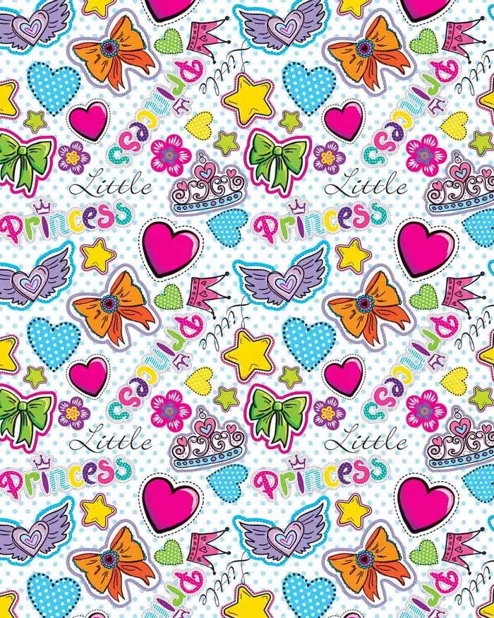 Princess — Papel de regalo con motivo de princess, pensado para destacar en tu vitrina.