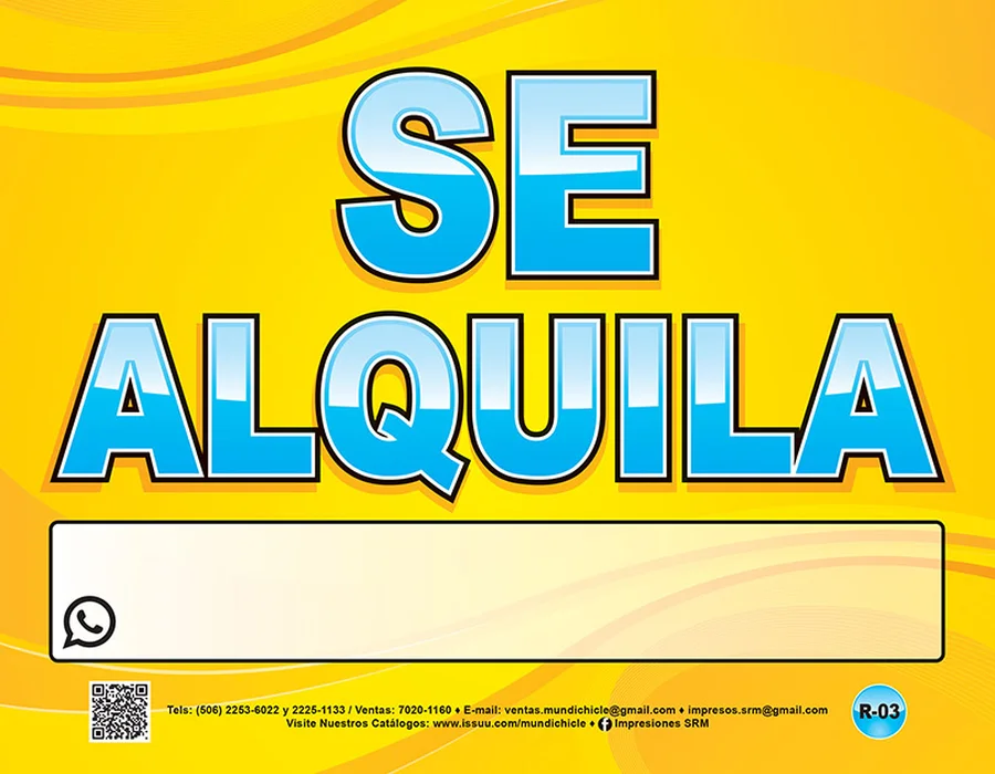 Se Alquila (R-03)